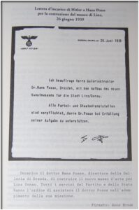[13b] - Lettera di incarico di Hitler ad Hans Posse per la costruzione del museo di Linz/Donau - 26 giugno 1939